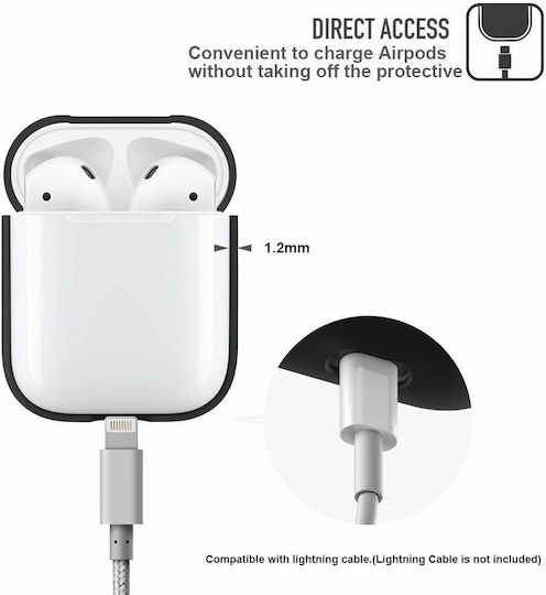 Tech-Protect IconSet Задайте в Бял цвят за Apple AirPods 1 / AirPods 2