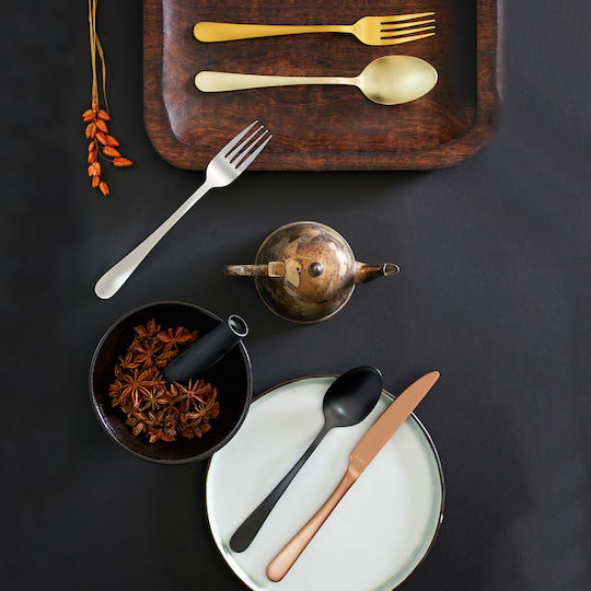 Amefa Austin Cutlery Set Stainless Copper 24pcs