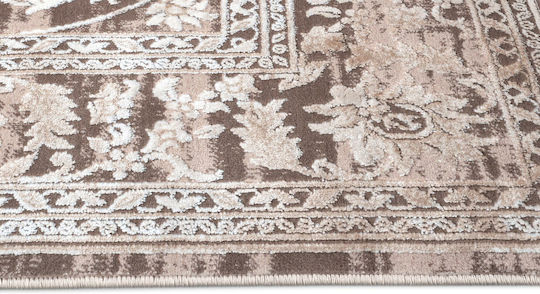 Klonaras Velvet 6027 Teppich Rechteckig Synthetisch,Polyester/Cotton/Leather Vison