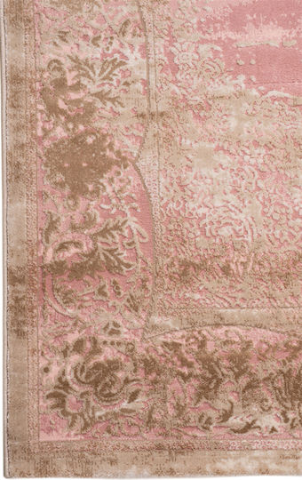Klonaras Velvet 5420 Teppich Rechteckig Synthetisch,Polyester/Cotton/Leather Rose