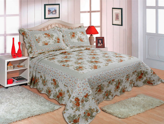 Silk Fashion ZG-040 Tagesdecken Einzel Grau 160x220cm 2Stücke