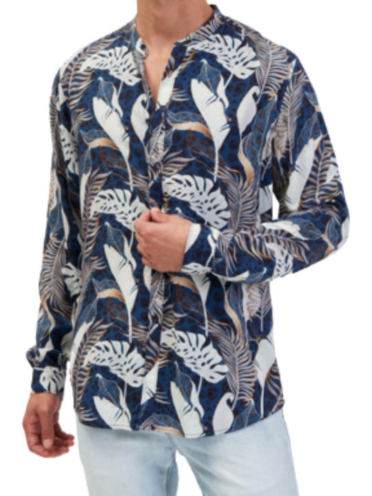 Long-sleeved Shirt Navy Blue