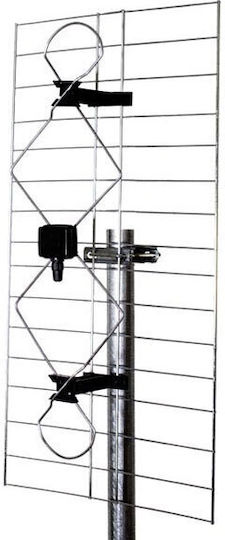 Matel Electronics AM-4 Εξωτερική Κεραία Τηλεόρασης (δεν Απαιτεί Τροφοδοσία) Μαύρη