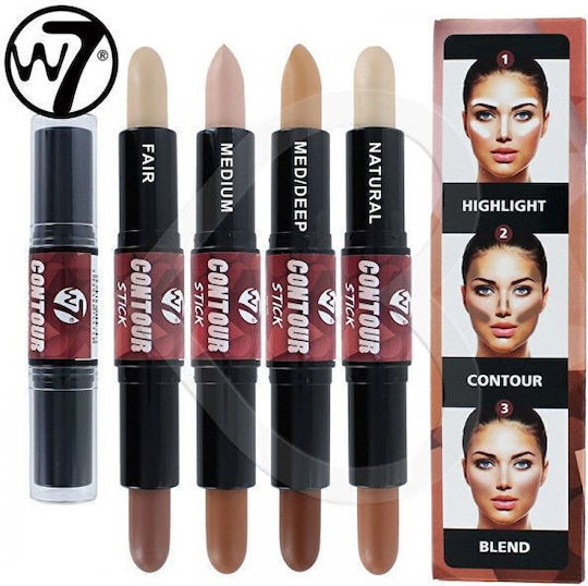 W7 Cosmetics Contour and Highlight Stick Medium Deep 4gr 30ml