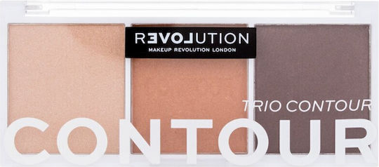 Revolution Beauty Colour Play Trio Paletă Conturare Bronze Sugar 6gr