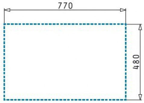 Pyramis Alazia 2B Ένθετος Νεροχύτης από Συνθετικό Γρανίτη Μ79xΠ50cm Carbon