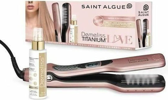 Demeliss Saint Algue Titanium Love 3927 Πρέσα Μαλλιών με Ατμό 85W Set