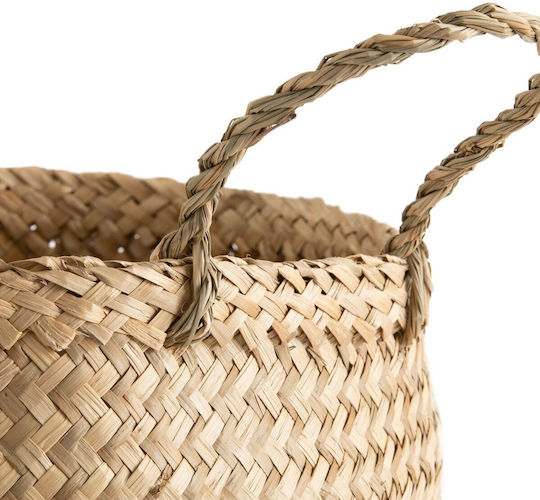 La Redoute Interieurs Dekorativer Korb Korbweide mit Griffen Beige 45x45x50cm
