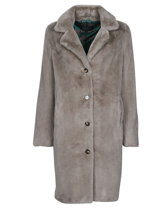 Frauen Pelz Beige