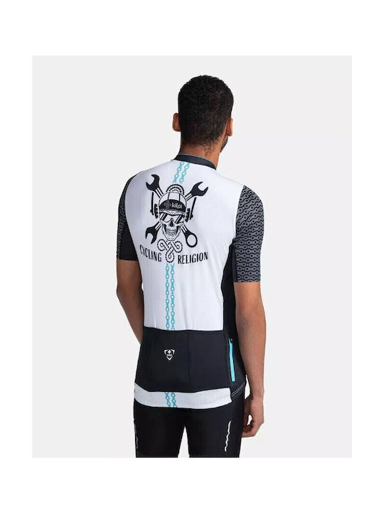 Kilpi Rival Bărbați Mâneci scurte Tricou de ciclism Alb