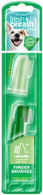 Tropiclean Fresh Breath Finger Brush Periuță de dinți Îngrijirea dentară pentru câini Îngrijirea dentară pentru câini 822525