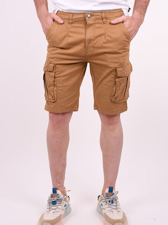 Clever Men's Shorts Cargo Brown