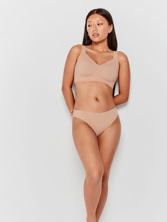 Women's Bra without Padding Beige