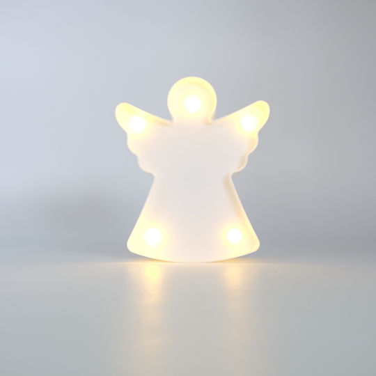 blokker Осветена Коледна Пластмасова Фигура Angel
