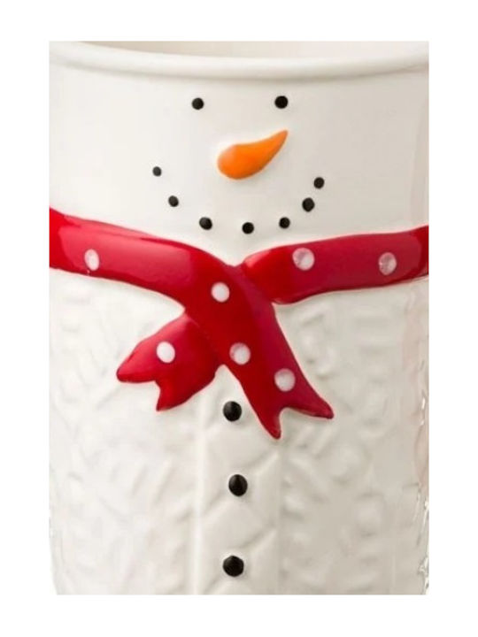 Tatu Moyo Ornament de masă de Crăciun Cană Ceramic Roșu