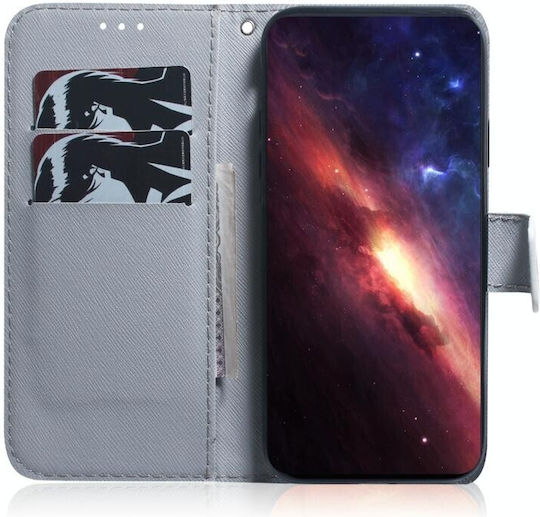 Coloured Drawing Wallet Orange (Redmi 10 5G)