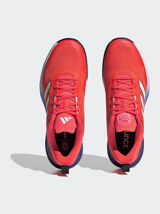 adidas Defiant Speed Men's Tennis Shoes for All Courts Red