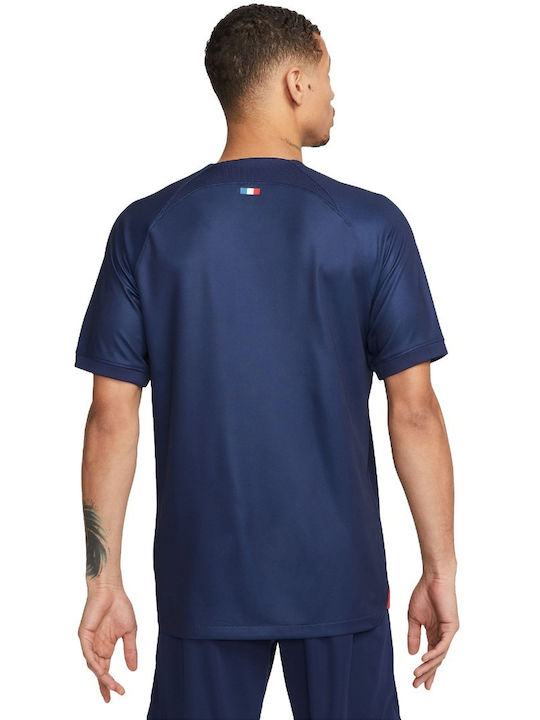 Nike Herren Sport T-Shirt Kurzarm Dri-Fit Blau