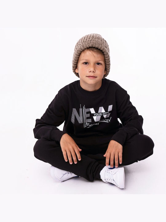 Funky Kids Sweatpants Set Black 2pcs