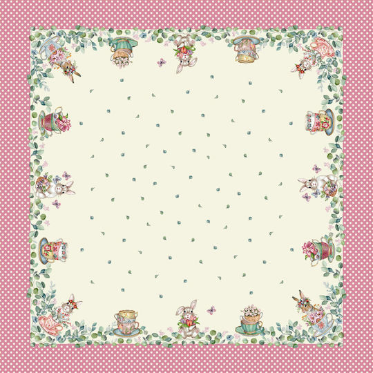 Vassiliadis Bros Easter Tablecloth Fabric 140x140x140pcs