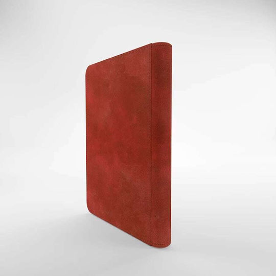 Gamegenic Zip-Up Album 8 Pocket Binder 4-Pocket Standard Size Κόκκινο