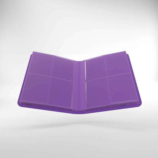 Gamegenic Casual Album 8 Pocket Binder 4-Pocket Standard Size Μωβ