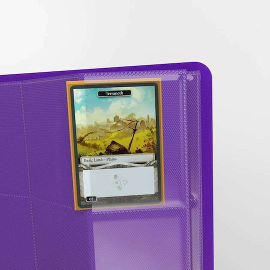 Gamegenic Casual Album 8 Pocket Binder 4-Pocket Standard Size Μωβ
