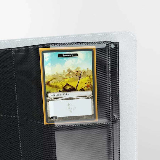 Gamegenic Prime Album 8 Pocket Binder 4-Pocket Standard Size Λευκό