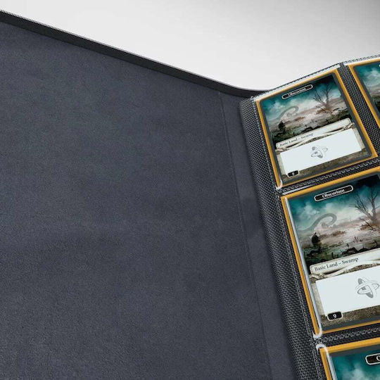 Gamegenic Zip-Up Album 18 Pocket Binder 9-Pocket Standard Size Black