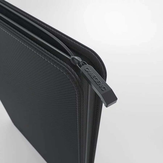 Gamegenic Zip-Up Album 18 Pocket Binder 9-Pocket Standard Size Black