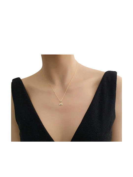 Papadopoulos Gold Charm Auge aus Gold 9 K