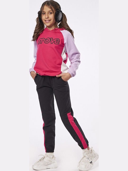 Evita Kids Sweatpants Set Fuchsia