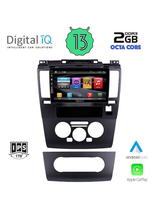 Digital IQ Ηχοσύστημα Αυτοκινήτου για Nissan Tiida 2004> (Bluetooth/USB/AUX/WiFi/GPS/Apple-Carplay/Android-Auto) με Οθόνη Αφής 9"
