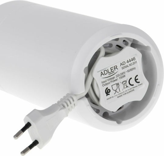 Adler Електрически Кафемелачка 150W с капацитет за кафе на зърна 75гр Бял