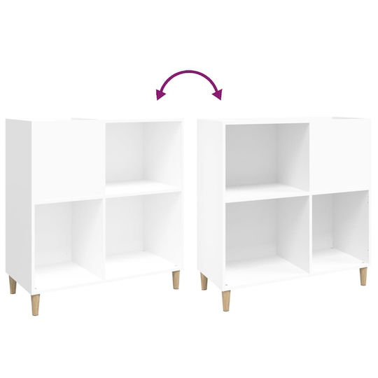 vidaXL Hi-Fi Möbel Weiß 38x84.5x89cm