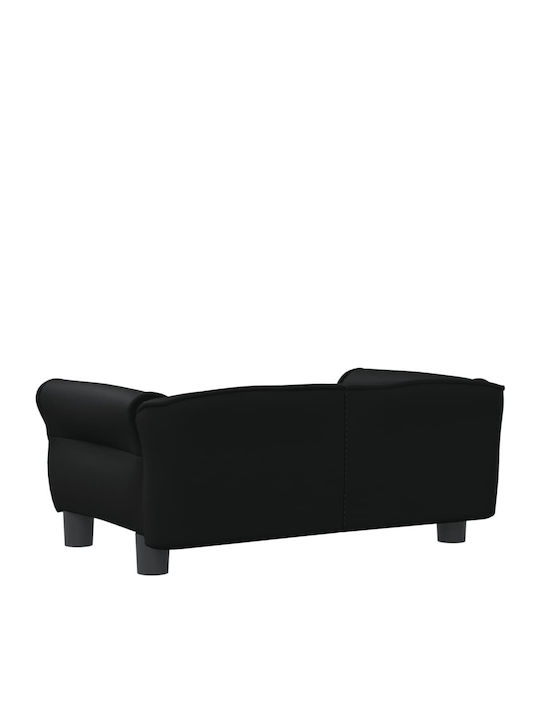 vidaXL Sofa Dog Bed Black 70x45cm