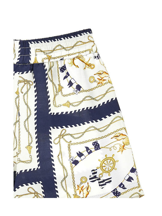 Monnalisa Kids Shorts/Bermuda Fabric Navy Blue