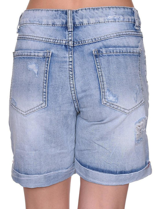 Raiden Damen Bermuda Jean Blau