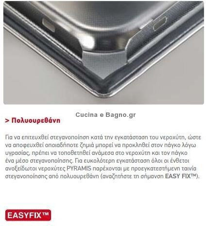 Pyramis Amaltia 2B 1D 107118201 Drop-In Sink Inox Satin W116xD50cm Silver