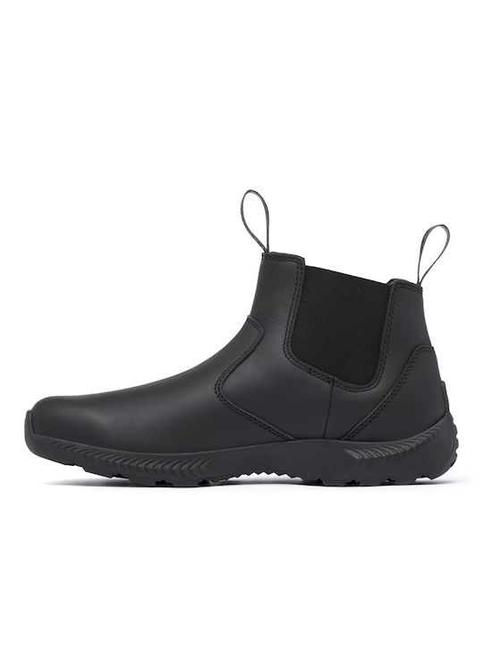 Leather Black Men's Boots