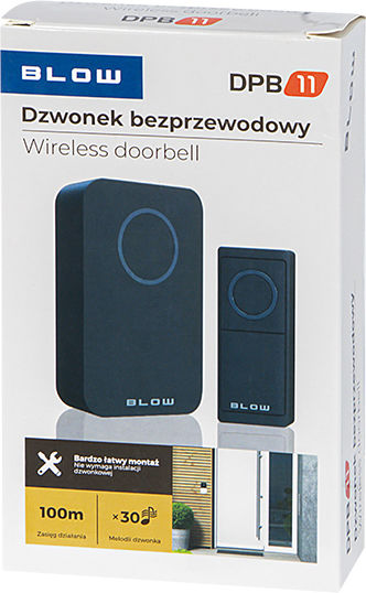 Blow Kabelloses Hauskommunikation Türgong Schwarz