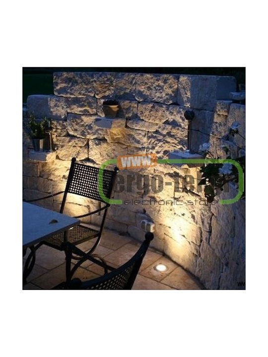 Eurolamp Spot Floor Lamp IP65 for GU10 Socket Silver