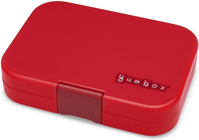 Yumbox Kids Lunch Plastic Box Red