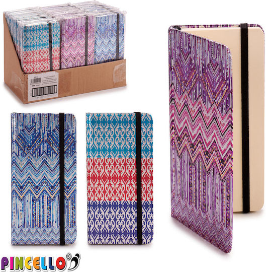 Pincello Stripes Carnet 100 Foi B7 Cu dungi cu Elastic (Diverse modele/culori)