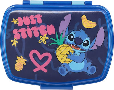 Stor Stitch Palms Plastic Kids' Food Container Lilo & Stitch Blue 75074