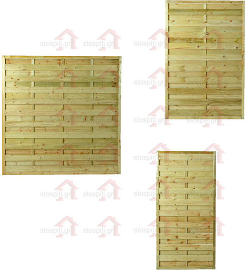 Showood Wirtschaft Holzes Panel für Zäune in Beigen Farbe 1,8m x 90cm