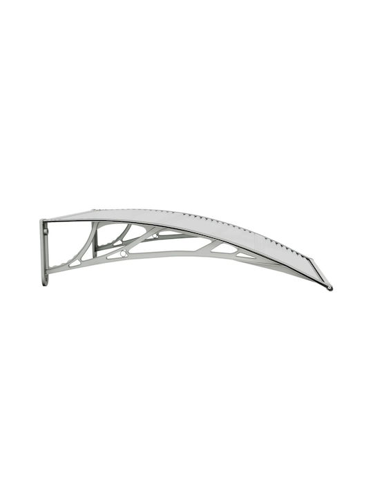 vidaXL Πολυκαρβονικό Στέγαστρο Π100xΒ80cm