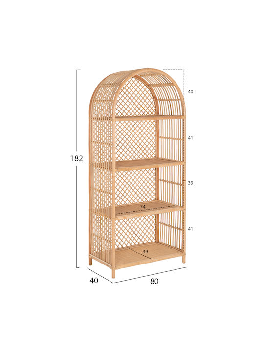 Bibliothek Beige 80x40x182cm