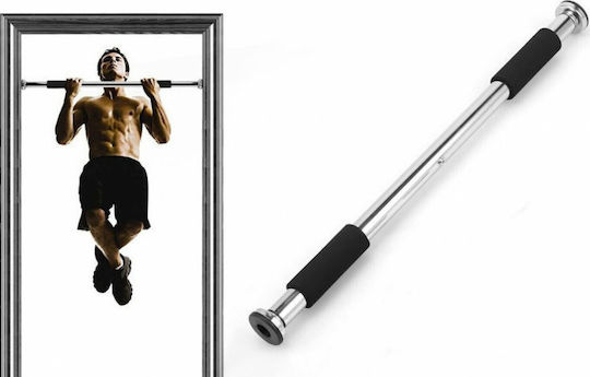 Door Pull-Up Bar with 60-100cm for Maximum Weight 100kg Ασημί/Μαύρο
