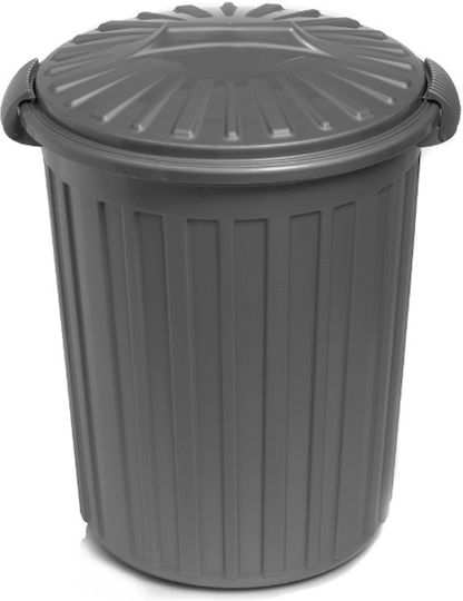 Cyclops Plastic Waste Bin 40lt Gray